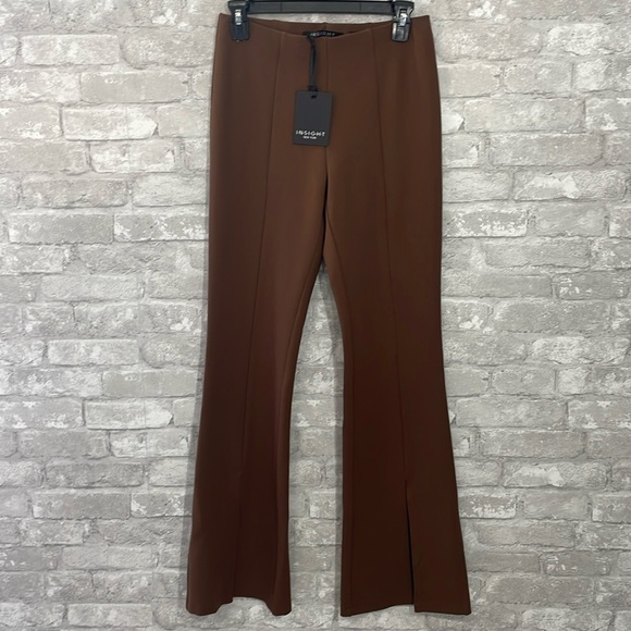 Insight Cinnamon Split Hem Ponte Knit Pant - Picture 1 of 8